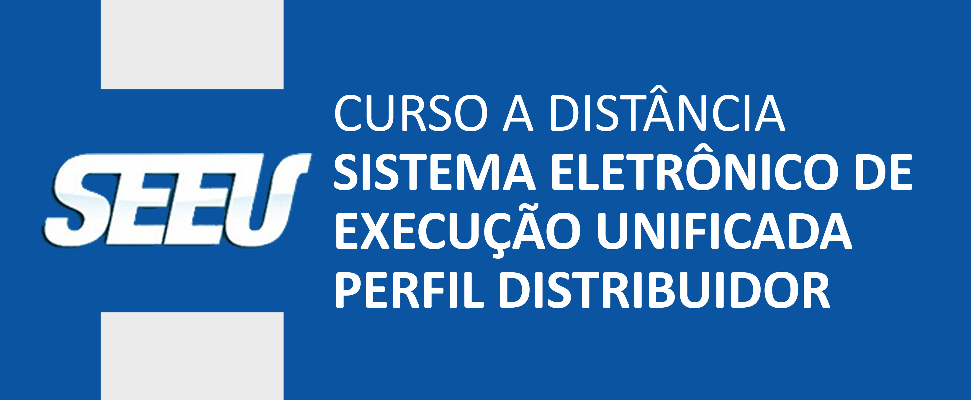 Sistema Eletrônico de Execução Unificado - SEEU - Perfil Distribuidor